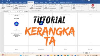TUTORIAL MENYUSUN KERANGKA LAPORAN TUGAS AKHIR (TA)