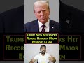 Trump Says Stocks Hit Record Highs in Major Economy Claim
