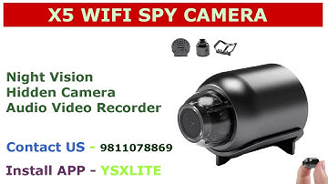 WIFI Spy Camera For Home, Office With Audio Video Recorder | Night Vision | Asleesha