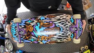 Middle Aged Skate Dad 2024 Set Up | Santa Cruz Skateboards Erick Winkowski Crystal Caves