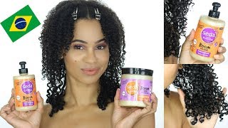 Trying Natural Hair Products from Brazil 🇧🇷