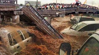Horrific Natural Disasters: China Bridge Destroyed in seconds, City Become Ocean