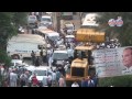 حملة مكبرة لإزالة التعديات بوسط