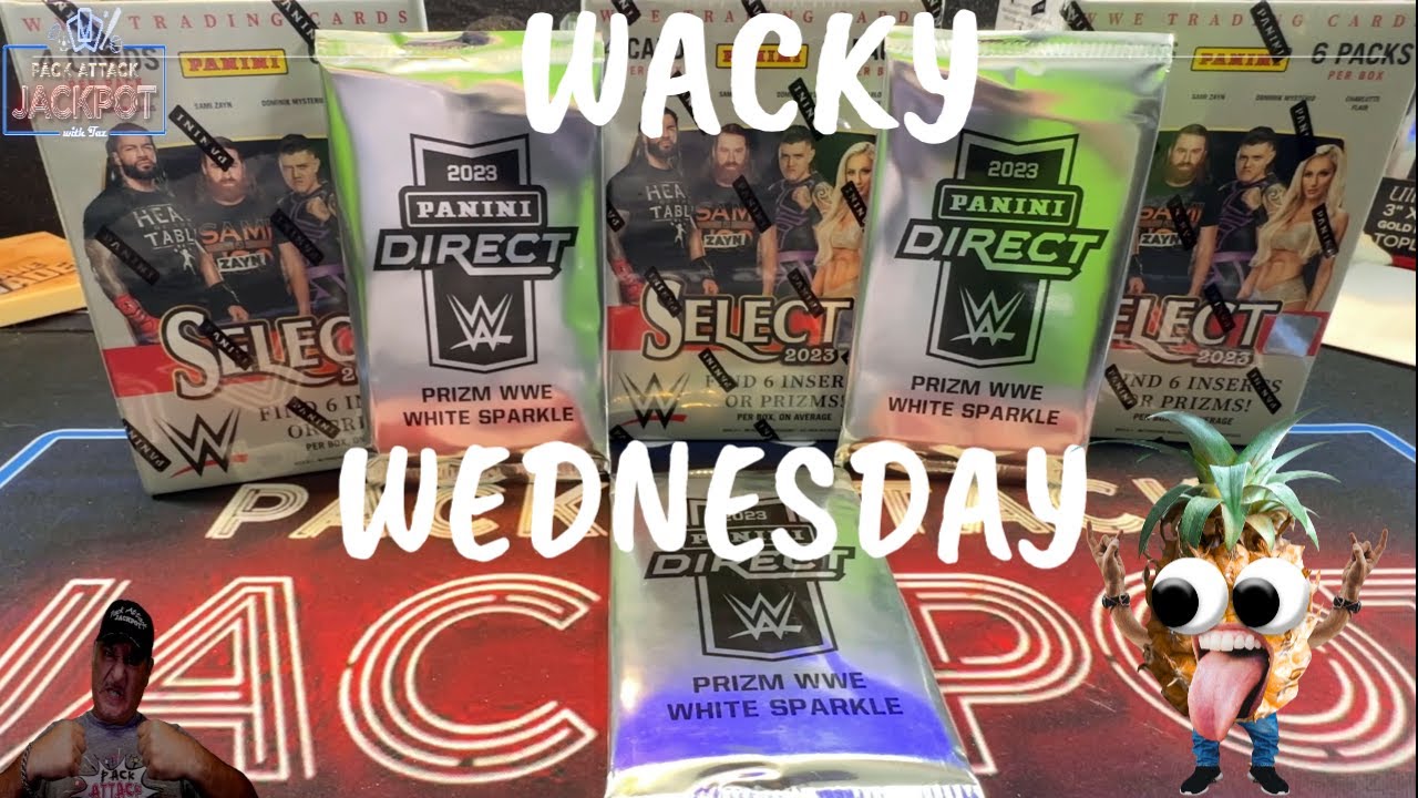 2023 WWE Prizm White Sparkle Packs