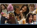 Kpop idol girl being cute with kids