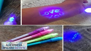 4Pcslot Luminous Light Pen Magic Purple 2 In 1 Uv Black Light Review
