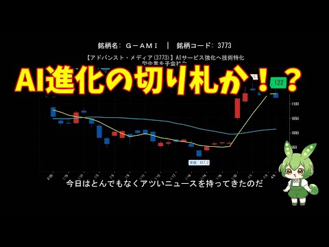 【アドバンスト・メディア(3773)】AIサービス強化へ技術特化型企業を子会社化