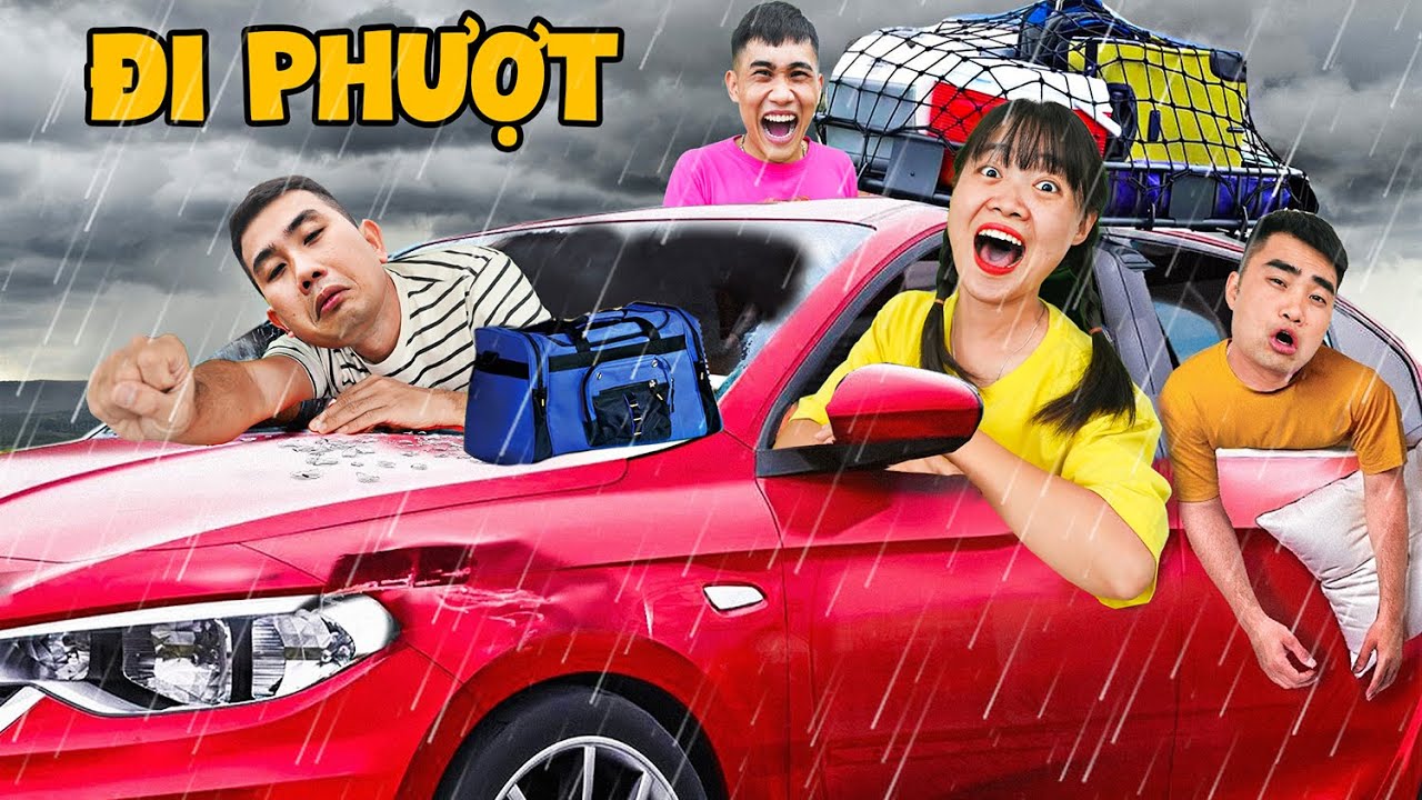 Hà Sam Thử Thách Lái Ô Tô Ra Đảo Giữa Trời Mưa – Chuyến Đi Đầy Bất Ngờ