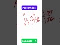 Find Percentages | Example 4 | Percentage Problems - Shortcuts &amp; Tricks #math #percents #mathtrick