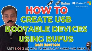 Using RUFUS to Create USB Bootable Devices