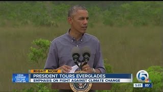 President Obama tours Everglades