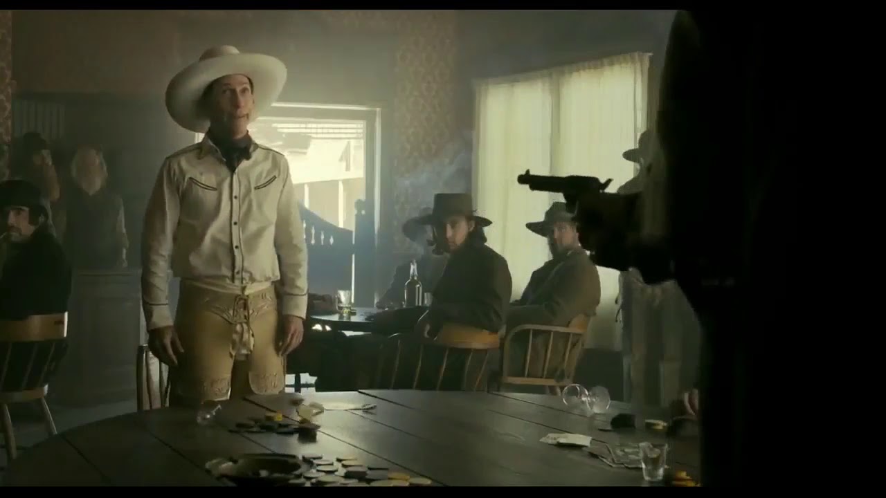 Ballad of Buster Scruggs Saloon scene best moment YouTube