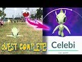 CELEBI CAUGHT!! QUEST COMPLETION IS FINALIZED IN POKEMON GO