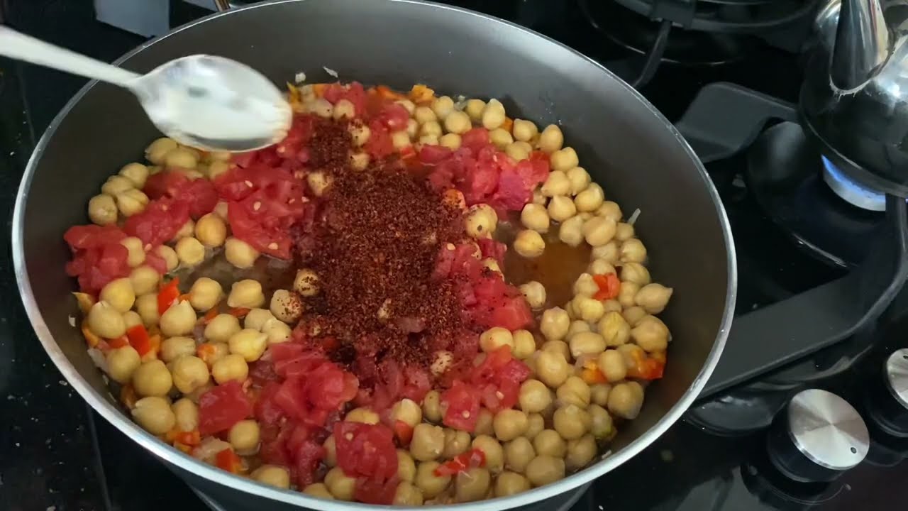 #şanlıurfa #gaziantep lezzetlerinden tavada NOHUT TAVASI (çay demlene kadar hazır)