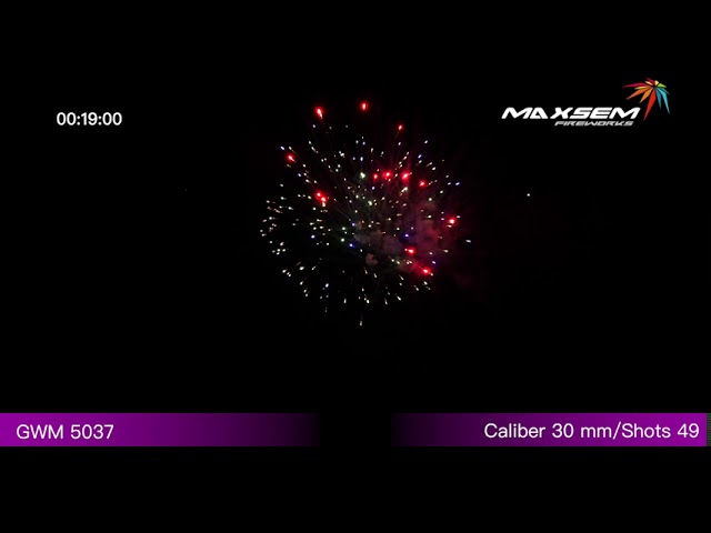 Видео: Батарея салютов FIREWORKS SHOW (49/1,2) GWM5037