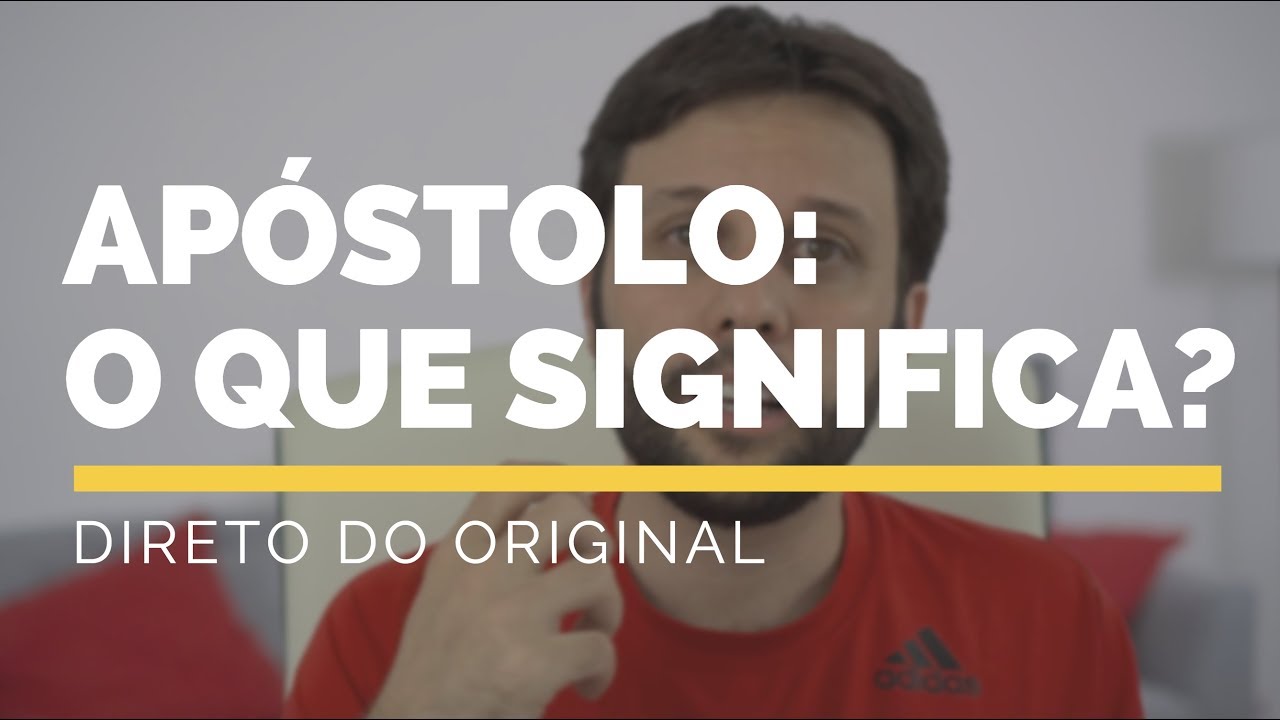 APÓSTOLOS NO GREGO - Direto do Original