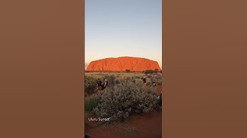 Thumbnail of Sunset at Uluru, watch how the colours change. #australia #travel #uluru #sunset