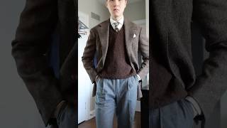 Grwm - Leaning Into Grandpa Core With This Brown/Sweater Vest Fit