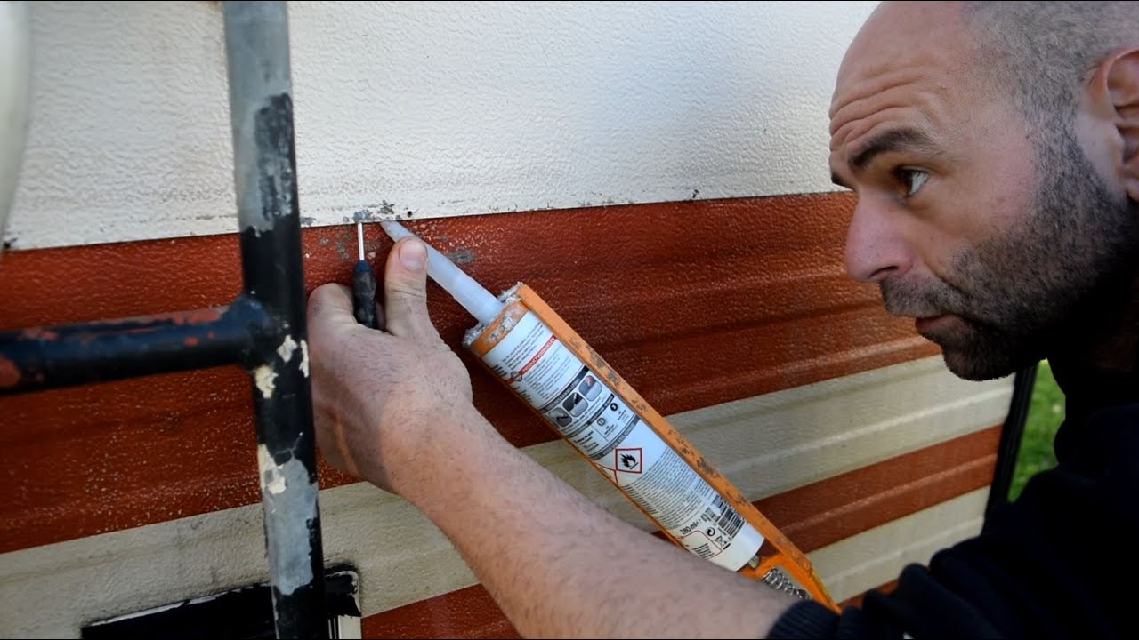 ON REFAIT L'ETANCHÉITÉ DU CAMPINGCAR YouTube