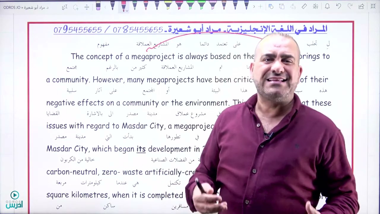 الدكتور مراد أبو شعيرة  Masdar city