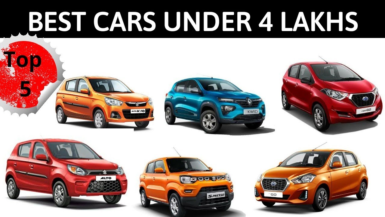 Best cars under 4 lakhs in 2021 🔥Top 5 cars 🔥 Budget cars 2021 YouTube