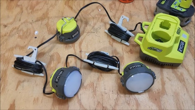 New Craftsman VS Ryobi Work lights !!! Lowes VS Home Depot 