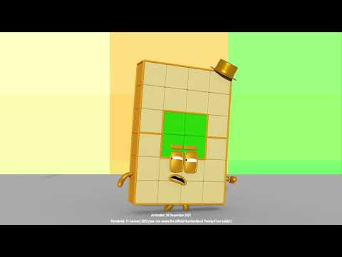 Numberblocks Animation (and song!) - AMX Twenty-Four - Old is Gold