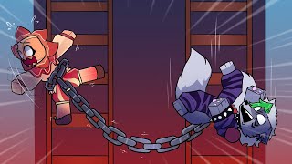 SUNNY AND ROXAS DATE in CHAINED TOGETHER in ROBLOX