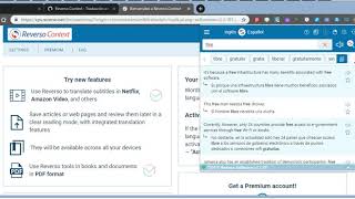 Reverso Context - Traducción en Contexto.  Extensión de Chrome. context_reverso.net.