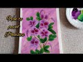 How to paint Pansies