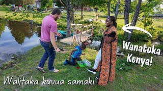Marafiki wa kutoka Kenya wamekuja kututembelea! 