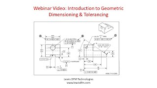 Introduction to Geometric Dimensioning Tolerancing, Webinar #102