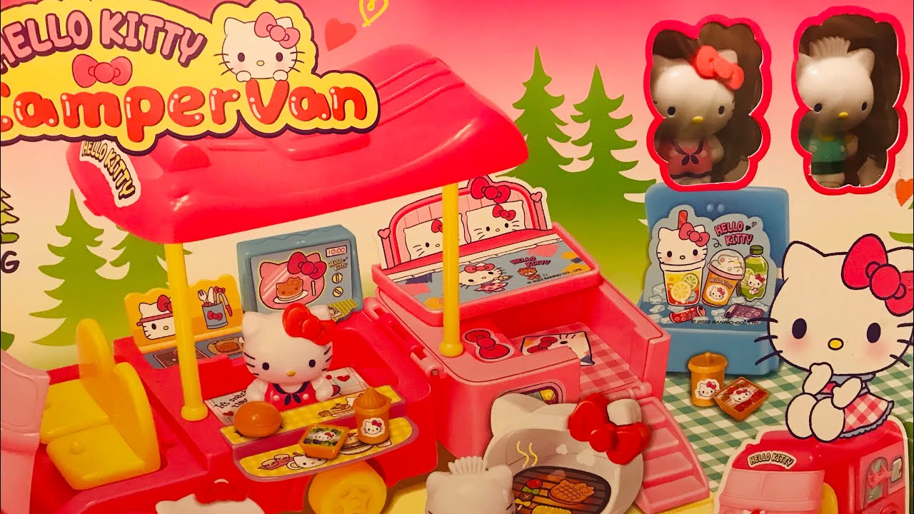 9 minutes satisfying & unboxing hello kitty my camper van! - YouTube