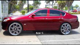 Infiniti M35 on 24" Asantis- New Paintjob I Paid 800 Dollars For This Infiniti M35