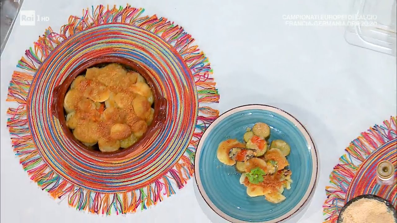 Tiella con patate, cucuzze e cozze - E' sempre Mezzogiorno 15/06/2021