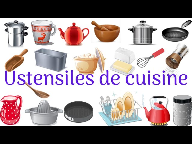 les ustensiles de cuisine .65 ustensiles de cuisine en français. 