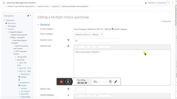 How to upload questions in Midterm Exam Quiz on LMS