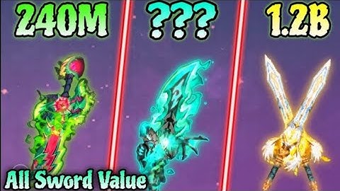 All MVP Swords Value In Blockman Go Skyblock (June) || Blockman Go Skyblock Value List ||
