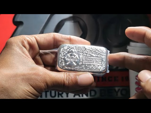 Pioneer Metals 10oz Silver Poured Bar ☕👌 #silver #gold
