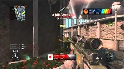 (Black Ops) Triple Kill Collateral with a L96A1 on *new map HOTEL