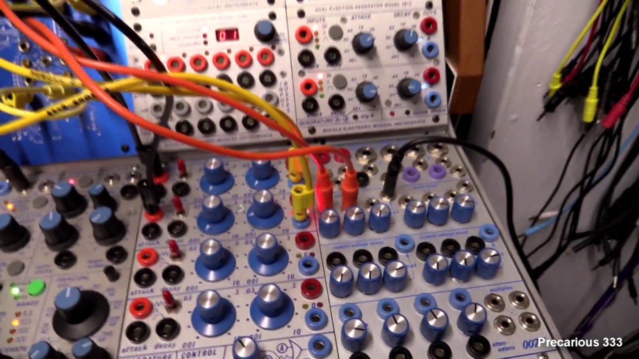 Buchla format DIY Meng Qi - Brass & Quad Passive LPG Panel