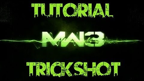 NEW MW3 TRICKSHOT TUTORIAL AMAZING | The weird shot VARIATION !!!
