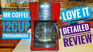 Mr, coffee Rapid Brew 12- cup programmable coffee maker