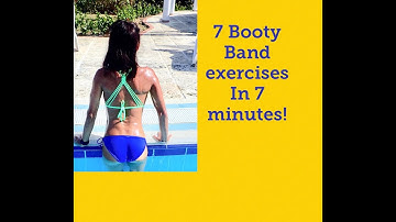 7 booty band exercises in 7 minutes with NVRGIUP HIP Resistance Bands