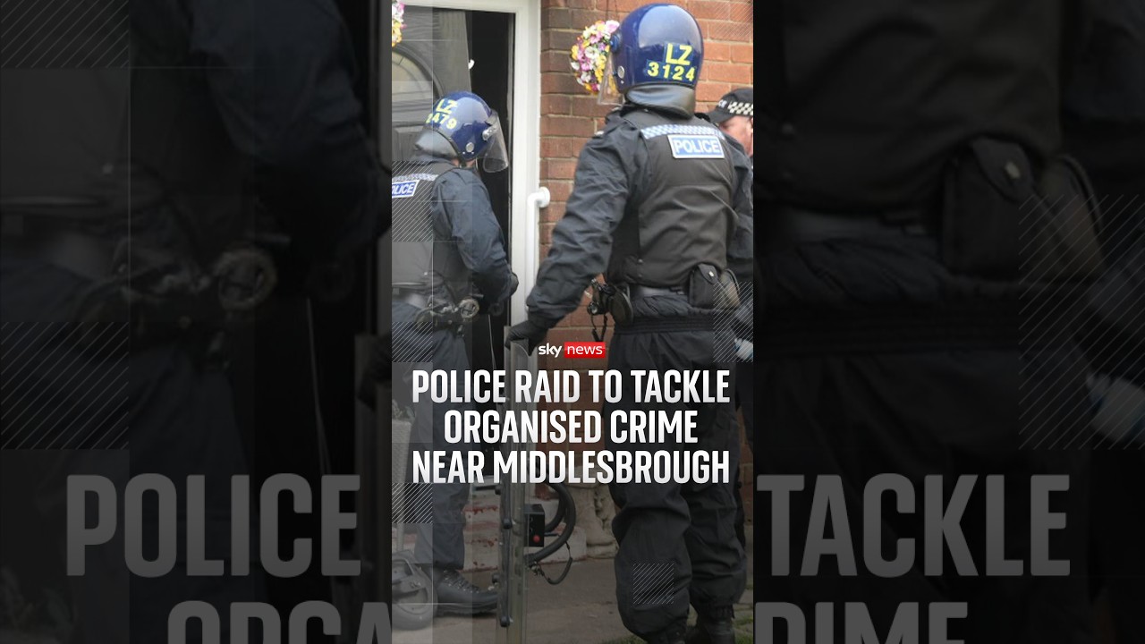 Police raid to tackle organised crime near Middlesbrough