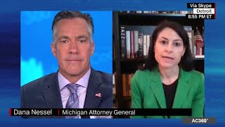 AG Nessel on Anderson Cooper discussing Michigan GOP Chair's inflammatory remarks