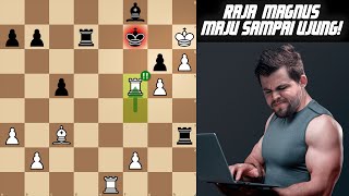 PERTANDINGAN MAGNUS PALING GILA!! DIAWALI DENGAN PEMBUKAAN GROB 1.g4 !! Magnus vs GM Vahap Sanal