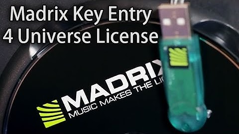 Madrix Key Entry & Madrix DVI Entry 4 Universes 2 New Products
