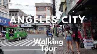Celebrity [4K] Walking Through Downtown Angeles city - Philippines Wealth