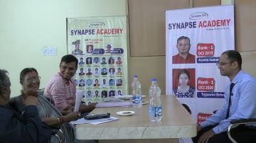 ANIL KUMAR BEJ Rank-87, Synapse Mains Test and Discussion, Interview Student